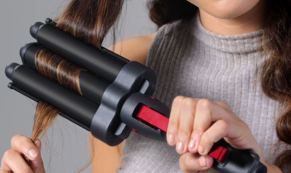 Falownica REVLON RVIR3056UKE szybkie osiągnięcie wymarzonego efektu trzy duże wałki kilka minut stylizacji utrzymanie do kilku dni dla długich i krótkich włosów piękna trwała fryzura