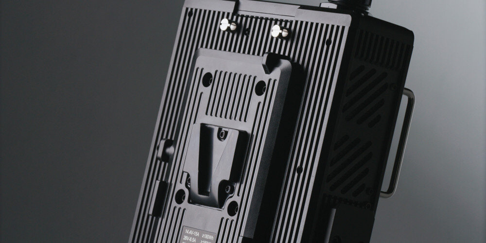Lampa LED AMARAN F21x zewnętrzny akumulator, gniazdko V-mount, akumulatory, zasilacz