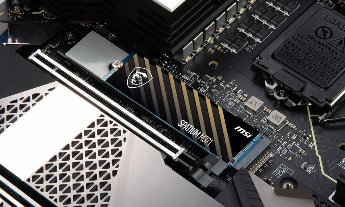 Dysk MSI Spatium M371 1TB SSD pojemność wydajność