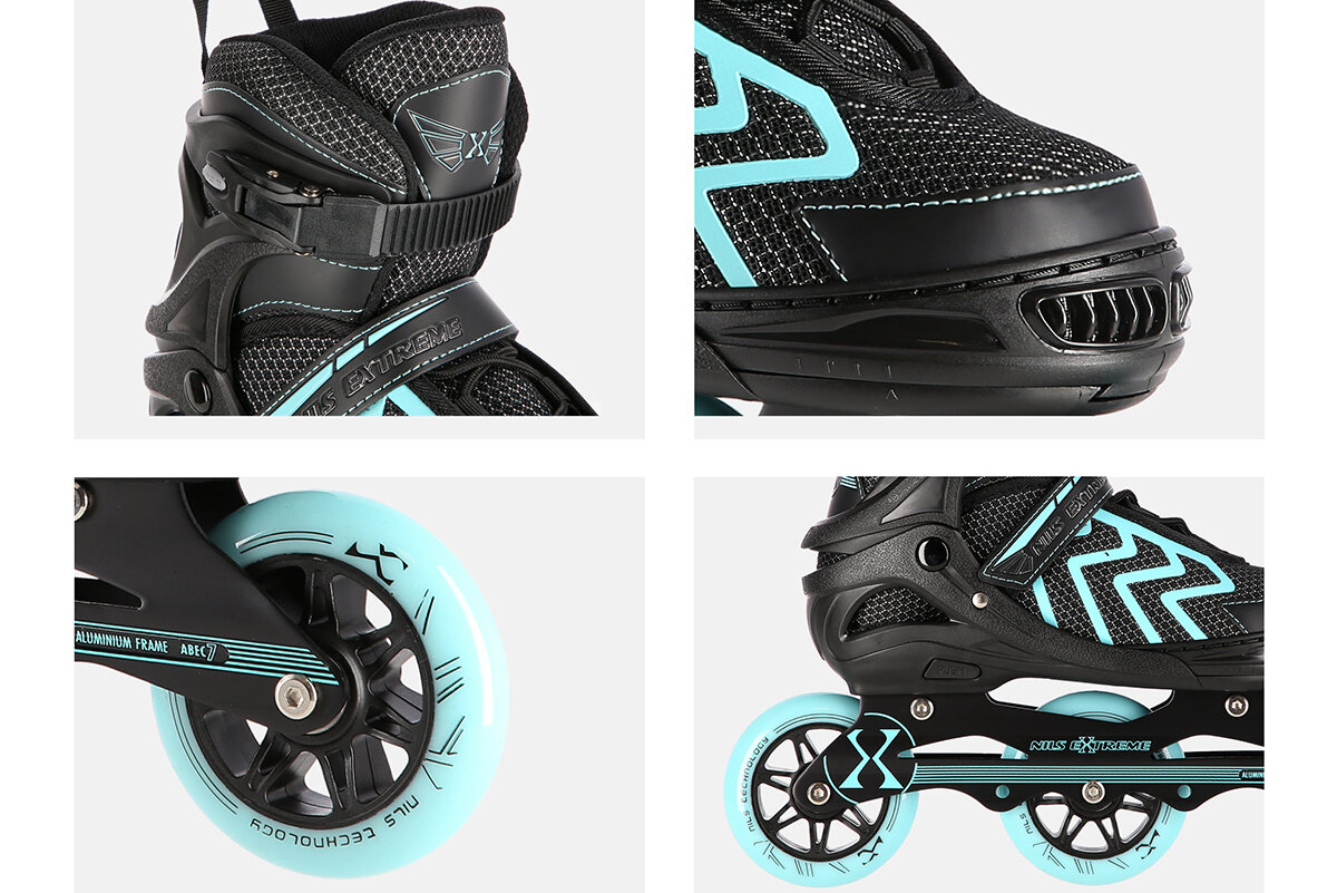 Łyżworolki NILS EXTREME NA19318 jazda płynność