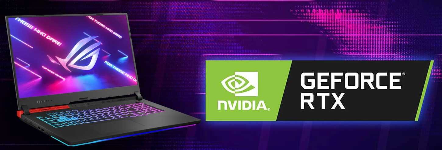 Laptop ASUS Rog Strix G17 G713 - NVIDIA GeForce RTX