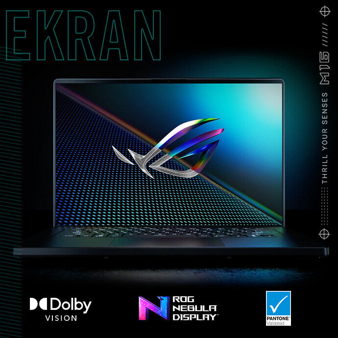 Laptop ASUS ROG Zephyrus M16 GU603 - QHD