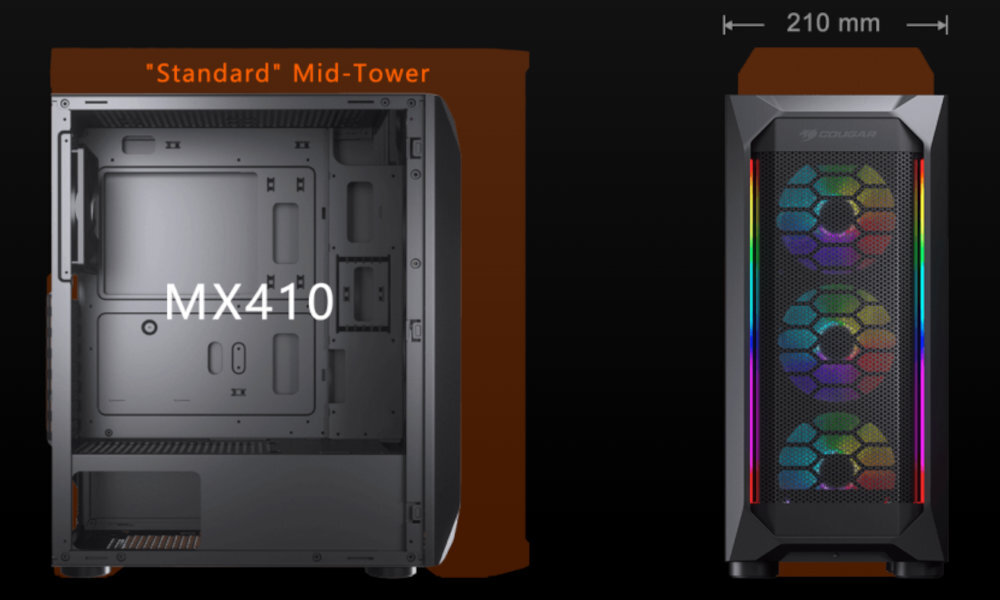 Obudowa COUGAR MX410 Mesh-G RGB