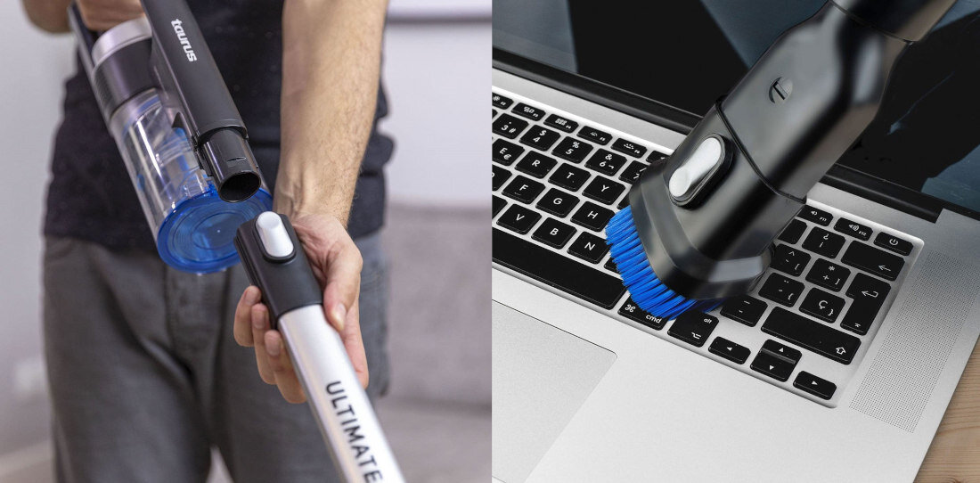 Odkurzacz TAURUS Ultimate Digital Fuzzy niska waga ogromne mozliwosci mocny silnik sila ssania cicha praca