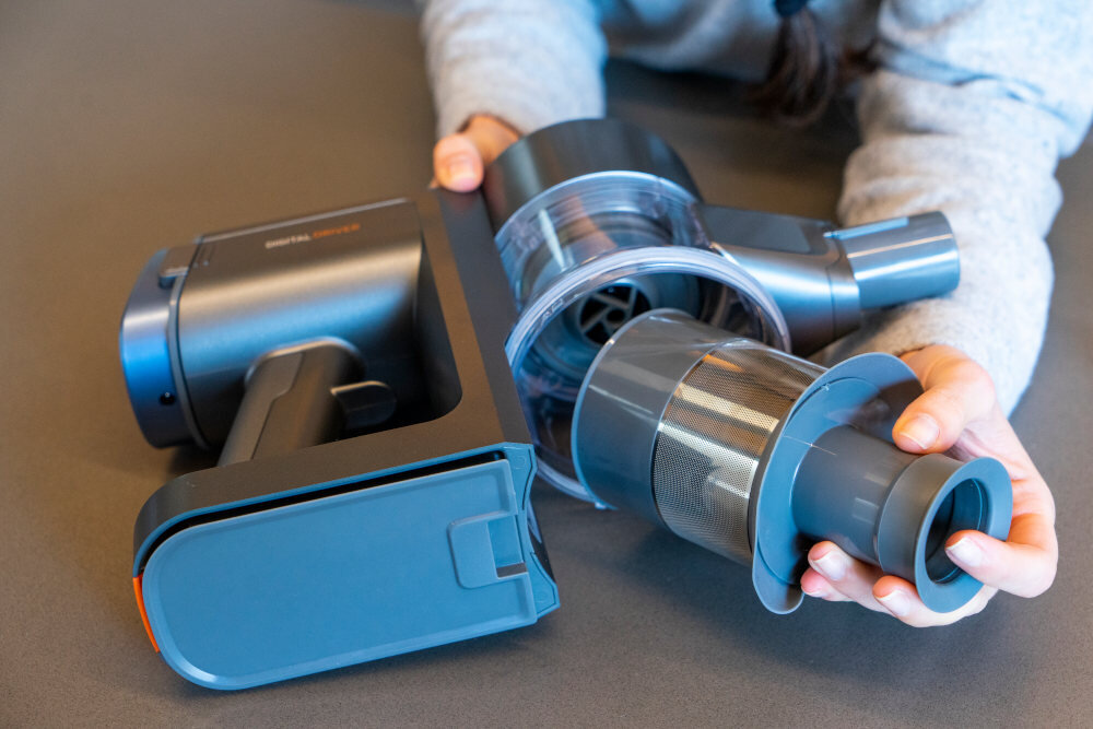 Odkurzacz TAURUS Iconic Digital Advance 3-stopniowy system filtracji demontaz czyszczenie