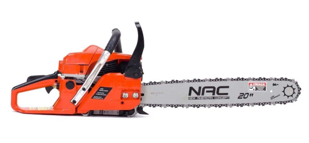 Piła spalinowa NAC CST61-50-07AC technologia automatycznego smarowania łańcucha żywotność urządzenia znacząco się wydłuży