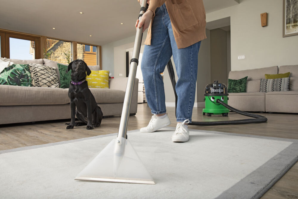 Odkurzacz pioracy NUMATIC George GVE370 + zestaw akcesoriow sprzątanie samochodu tapicerki kabel 10 metrów