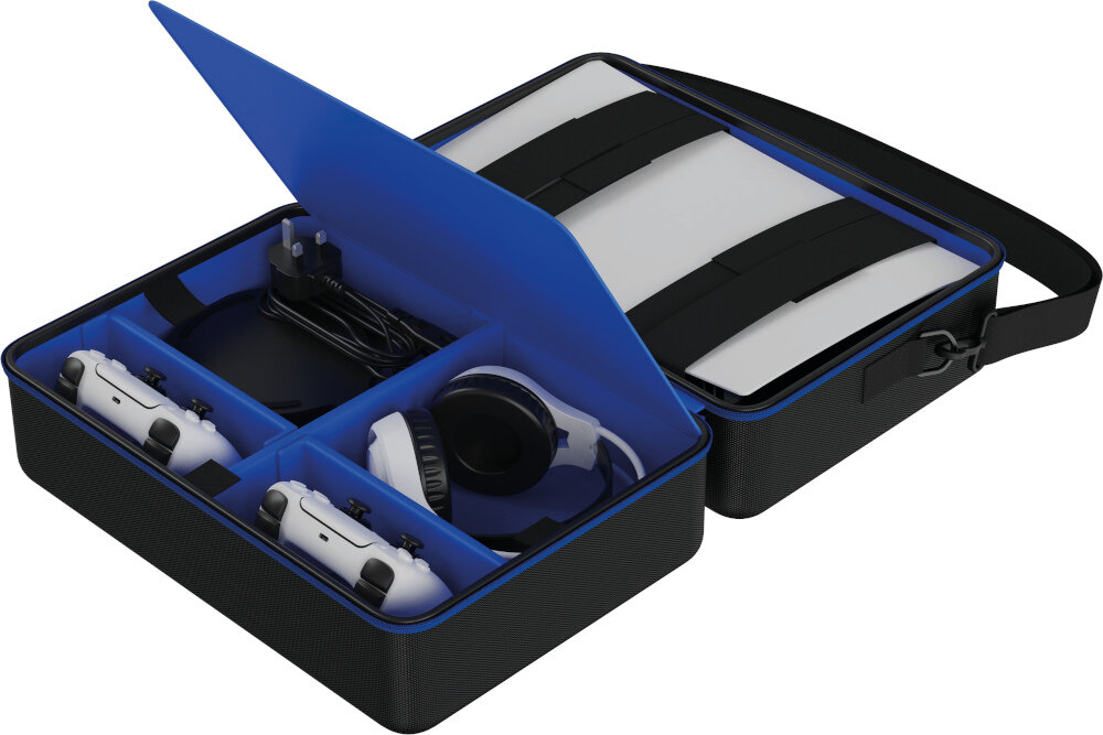 Torba podróżna VENOM VS5009 na konsolę PS5  przegródki wydzielona przestrzeń