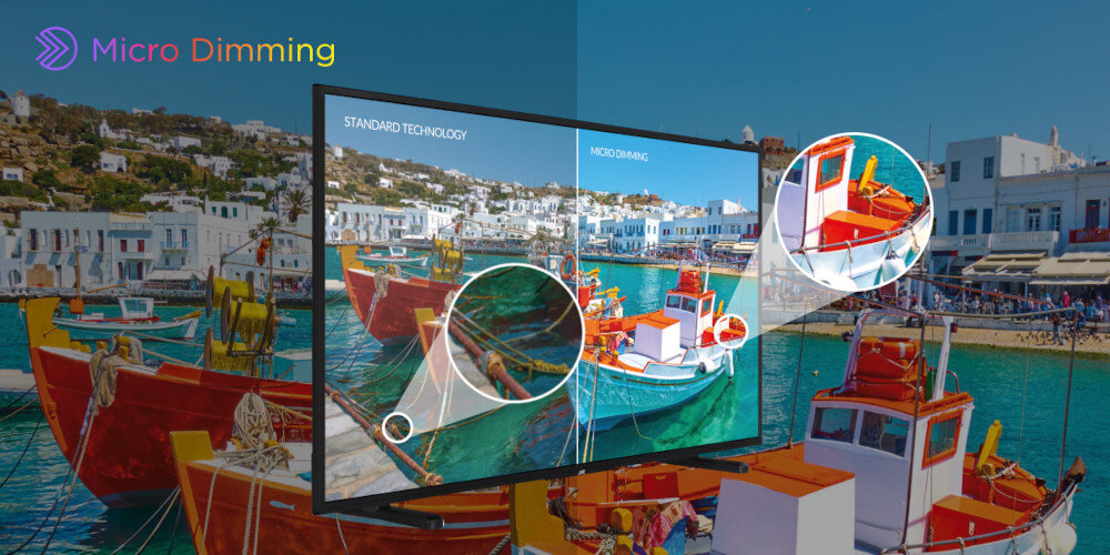 Telewizor JVC LT-VA2100  - technologie poprawy obrazu dolby vision hdr micro dimming