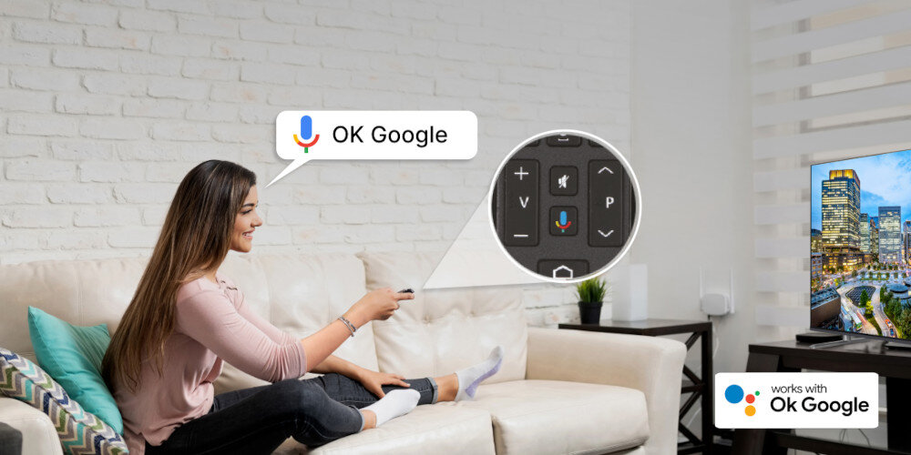 Telewizor JVC LT-VAQ6200 - asystent google