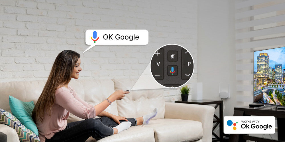 Telewizor JVC LT-VAQ6100  - asystent google