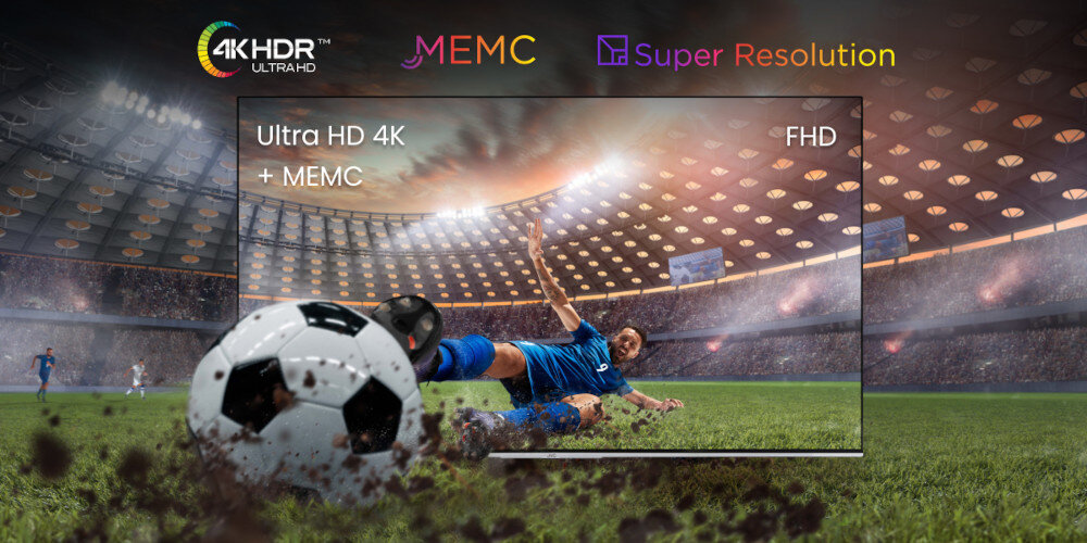 Telewizor JVC LT-VA7200  - płynność obrazu 4K ultra hd