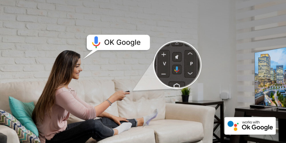 Telewizor JVC LT-VAQ7200  - asystent google