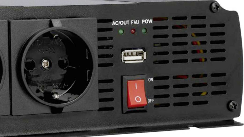 Инвертор AEG 10057 12В/230В 1000Вт/2000Вт - HDR Remaster