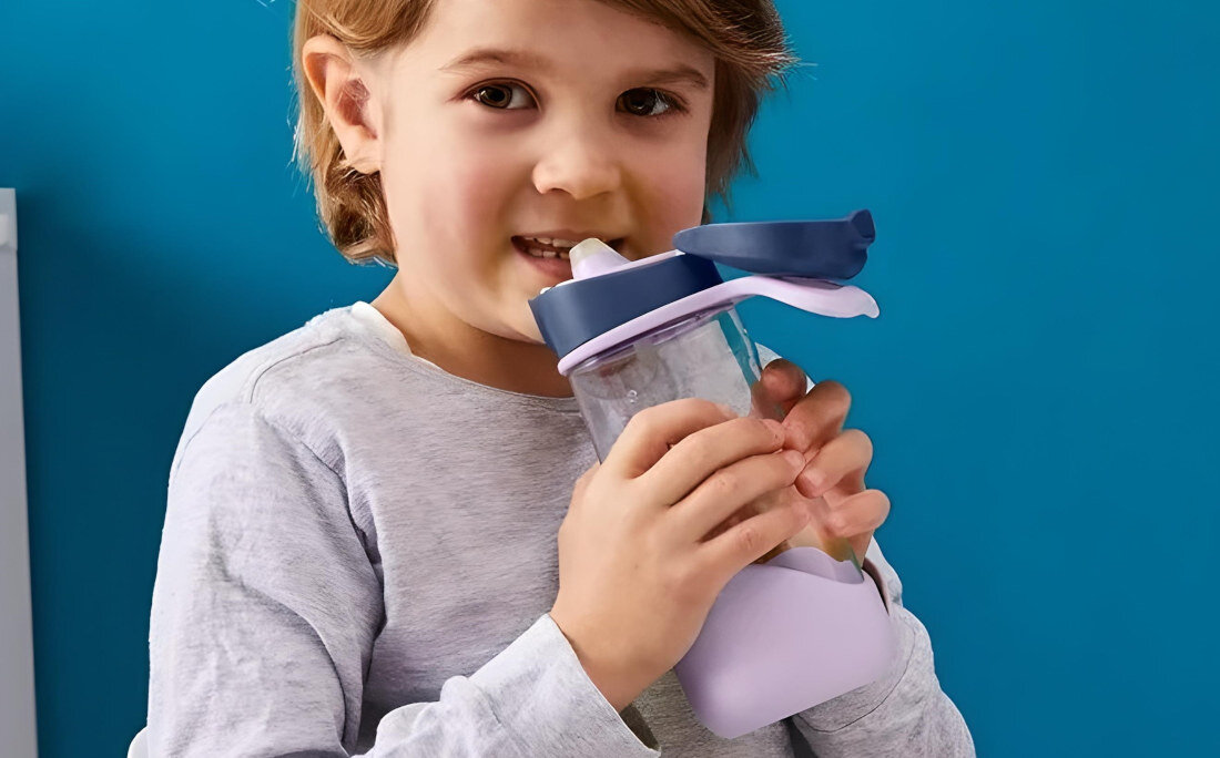 Butelka B.BOX BB00608 ZOLTO-SZARY