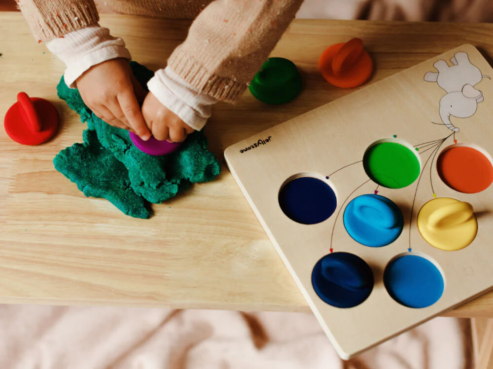Klocki sensoryczne JELLYSTONE DESIGNS Pastelowy CSP kolory ksztłty rozwój przez zabawę