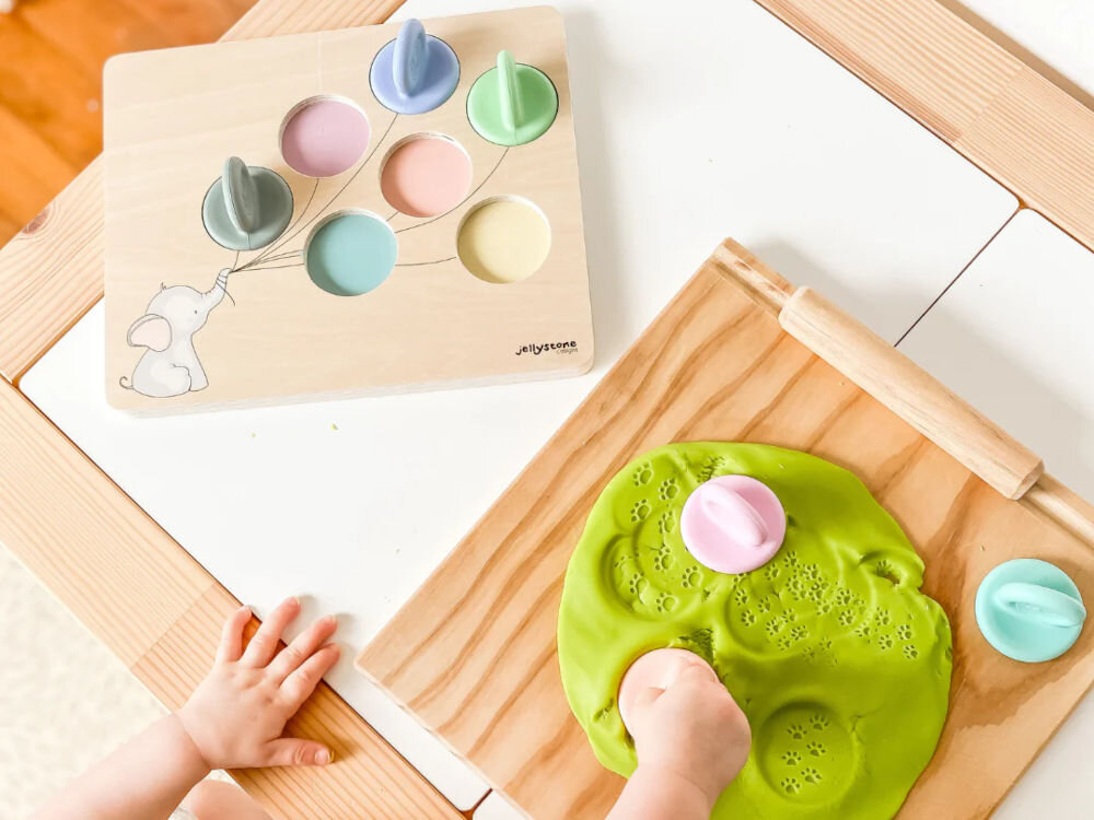 Klocki sensoryczne JELLYSTONE DESIGNS Pastelowy CSP kolory ksztłty rozwój przez zabawę