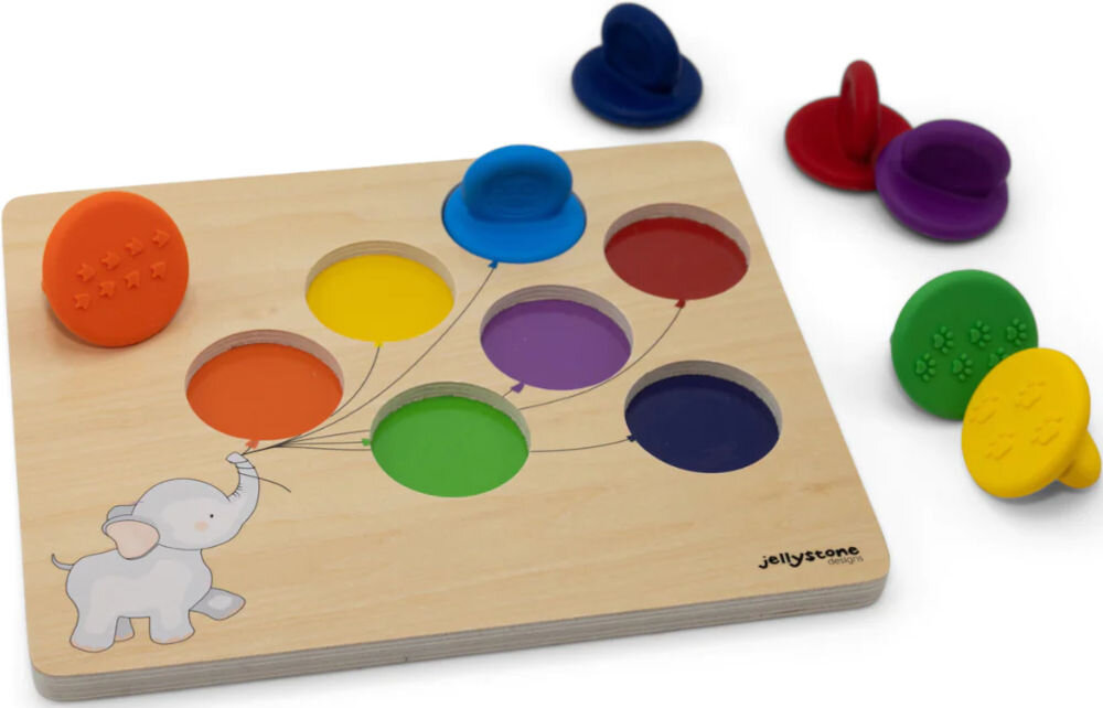 Klocki sensoryczne JELLYSTONE DESIGNS Pastelowy CSP elementy zestaw