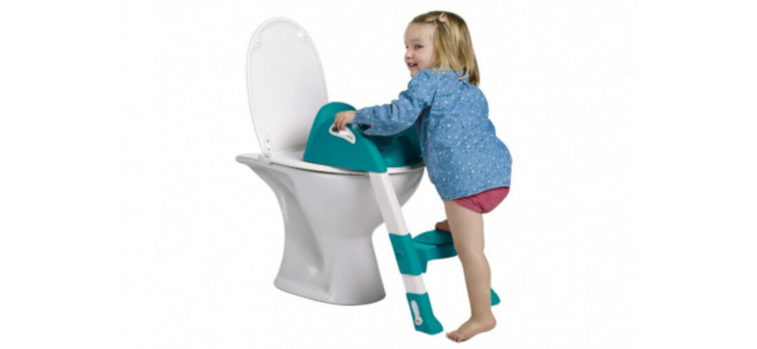 Nakładka WC THERMOBABY ze stopniem THE-003-SM Szmaragdowy Regulacja dopasowanie antypoślizgowy stopień dopasowanie Gumowe podkładki pewne oparcie