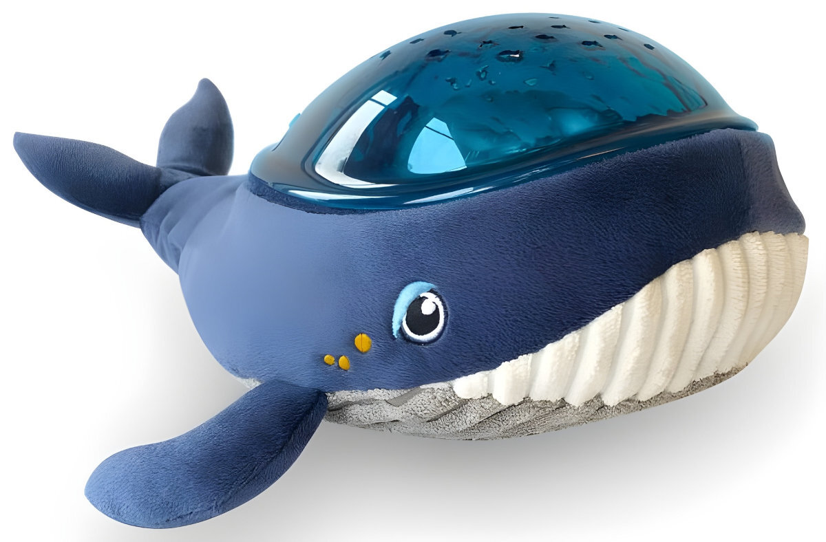 Lampka nocna PABOBO z projektorem Aqua Dream Pluszowy Wieloryb PAB-001-WN elementy zasilanie