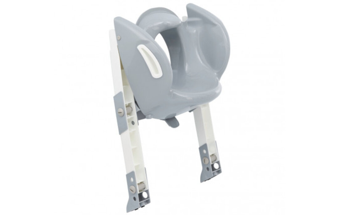 Nakładka WC THERMOBABY ze stopniem THE-003-SZ Szary Uniwersalny design kolor kolorystyka ułatwienie przechowywanie użytkowanie wymiary ułatwienie