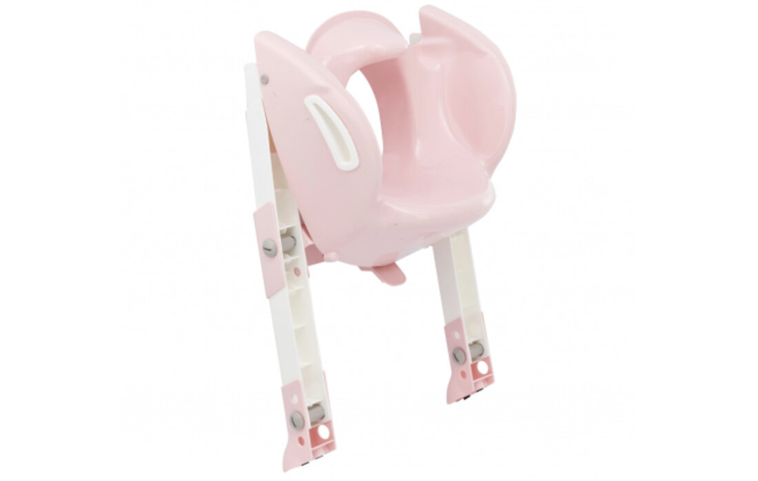 Nakładka WC THERMOBABY ze stopniem THE-003-RO Różowy Uniwersalny design kolor kolorystyka ułatwienie przechowywanie użytkowanie wymiary ułatwienie