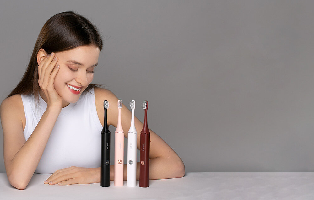 Szczoteczka soniczna ENCHEN Aurora T+ Rozowy