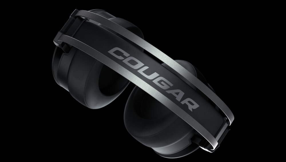 Słuchawki COUGAR Omnes Essential design wysoka klasa estetyka  podświetlenie aktywna redukcja szumów brzmienie przetworniki zasięg czas pracy czas działania mikrofon dopasowanie