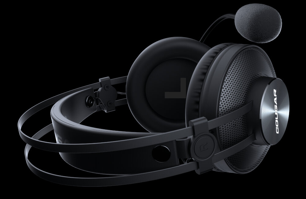 Słuchawki <span>COUGAR Immersa Essential</span> łączność design aktywna redukcja szumów przewodowe dźwięk brzmienie rozmowy dopasowanie