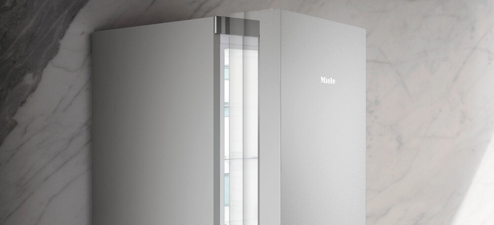 CHŁODZIARKA MIELE KFN4795DDBST łagodne zamykanie