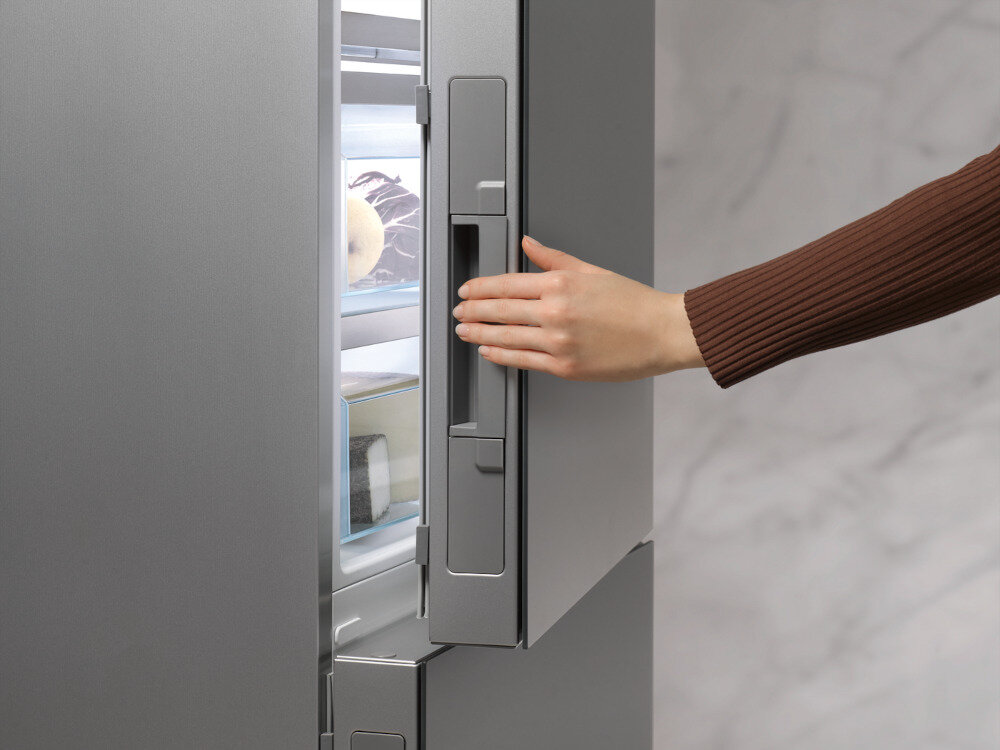 Lodowka MIELE KFN 4898 AD No frost 201.5cm Bialad Praktycznie i dyskretnie funkcja system Click2open