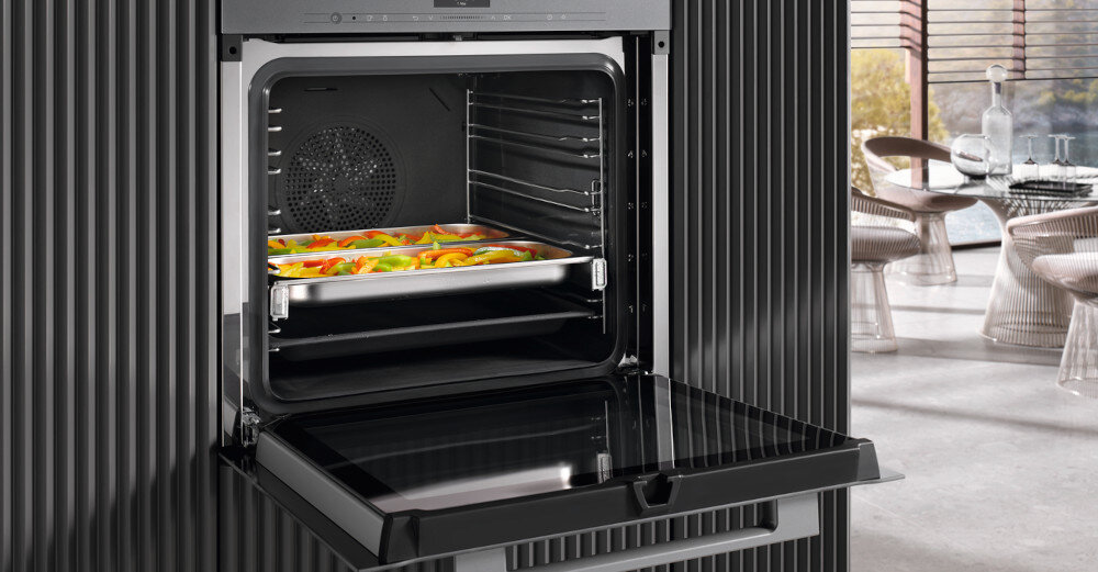 Piekarnik MIELE DGC 7250 Grafitowo-szary para