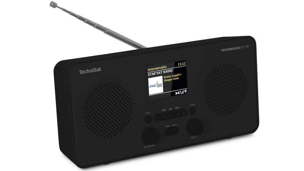 TECHNISAT Techniradio 6 S IR CZARNY WYŚWIETLACZ PILOT EKRAN STACJE