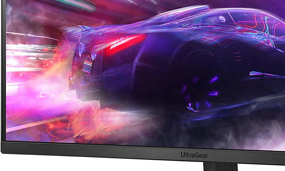 Monitor LG 27GQ50F-B konstrukcja o waskich ramkach