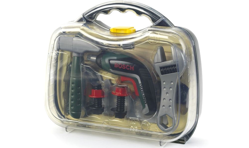 Walizka KLEIN z wiertarką i narzędziami KLEIN Bosch Mini 8346 odwzorowanie prawdziwych narzędzi