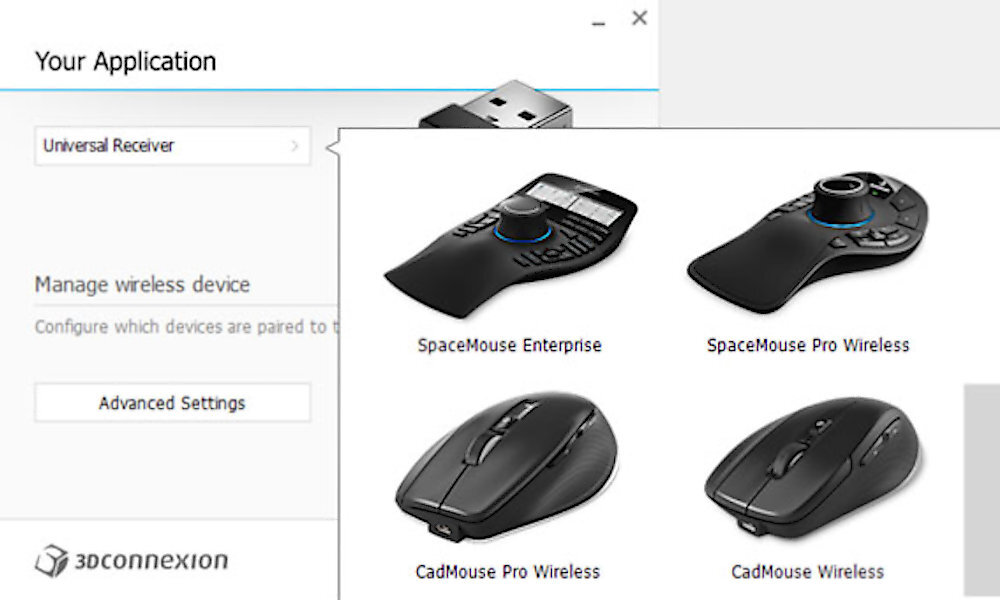 Mysz 3DCONNEXION CadMouse Pro Wireless