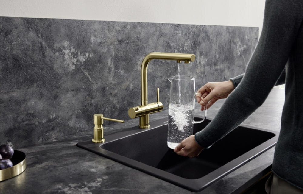 BLANCO Fontas II 526692 bateria dźwignia mieszacz zimna gorąca woda filtrowana pokrętło