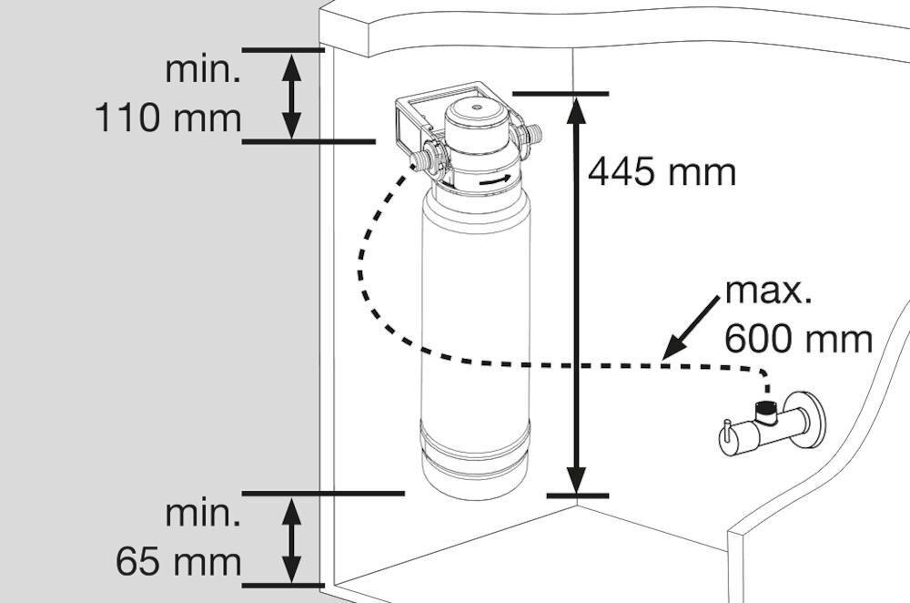 BLANCO C0001 zestaw filtrujący wygodne ekologiczne rozwiązanie woda picie żywotność bateria