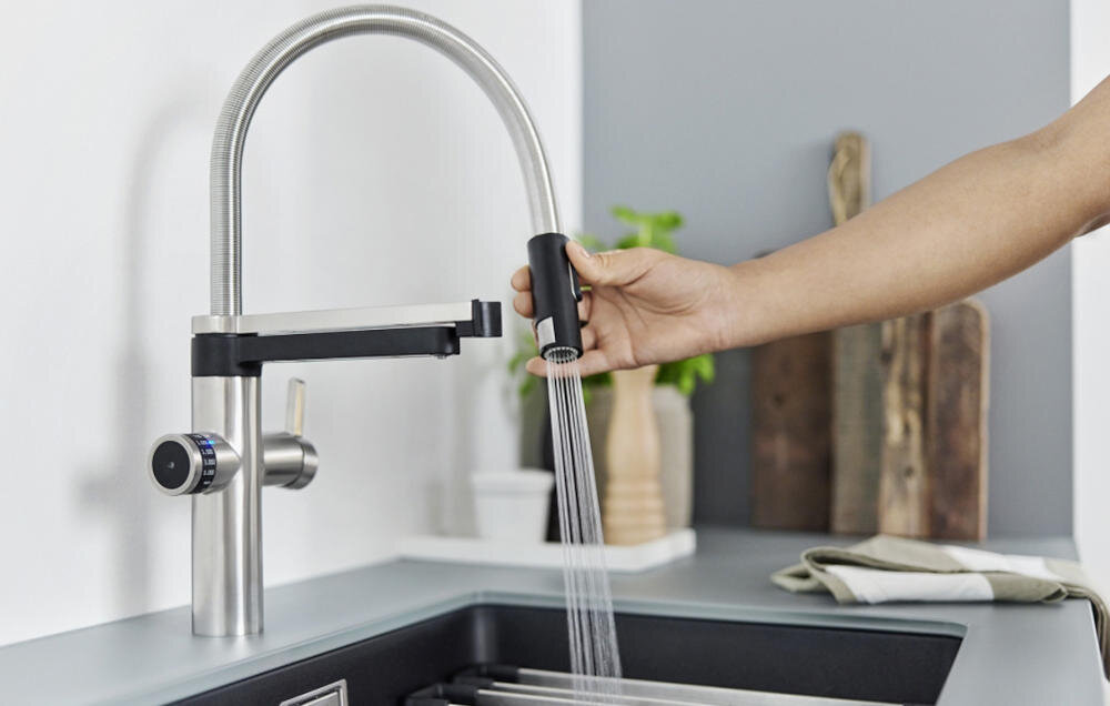 BLANCO Evol-S Pro 526311 Steel dwustrumieniowy natrysk uchwyt magnetyczny