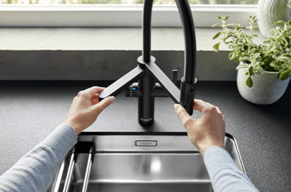 BLANCO EVOL-S Pro 526636 woda wylewka ruchoma oddzielna filtrowanie