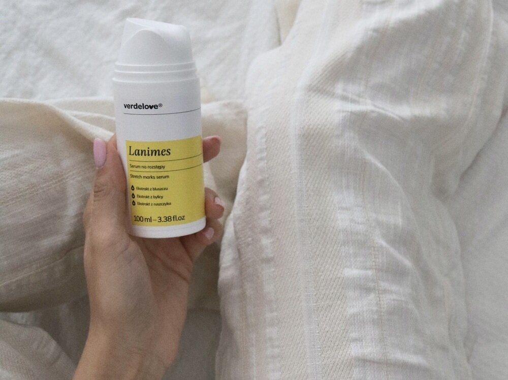 Serum VERDELOVE Lanimes Przeciw rozstępom 100 ml do skóry z rozstępami, poprawa jakości skóry, odżywia skórę, mniej pęknięć
