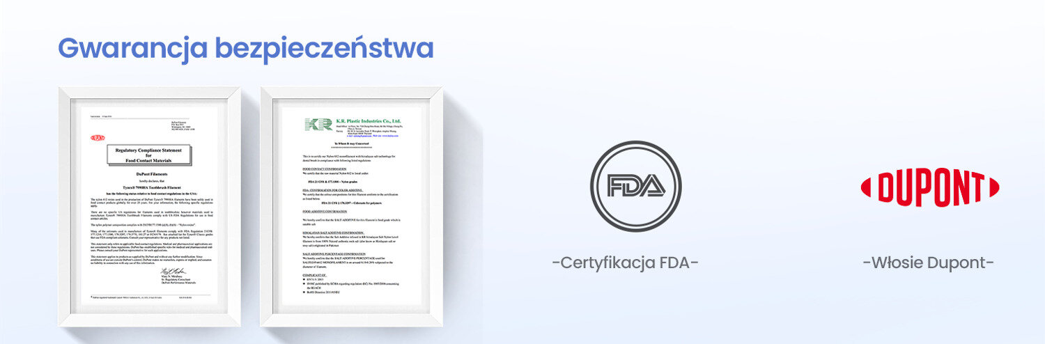 Końcówka szczoteczki OCLEAN funkcje