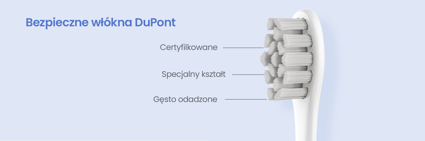 Końcówka szczoteczki OCLEAN funkcje