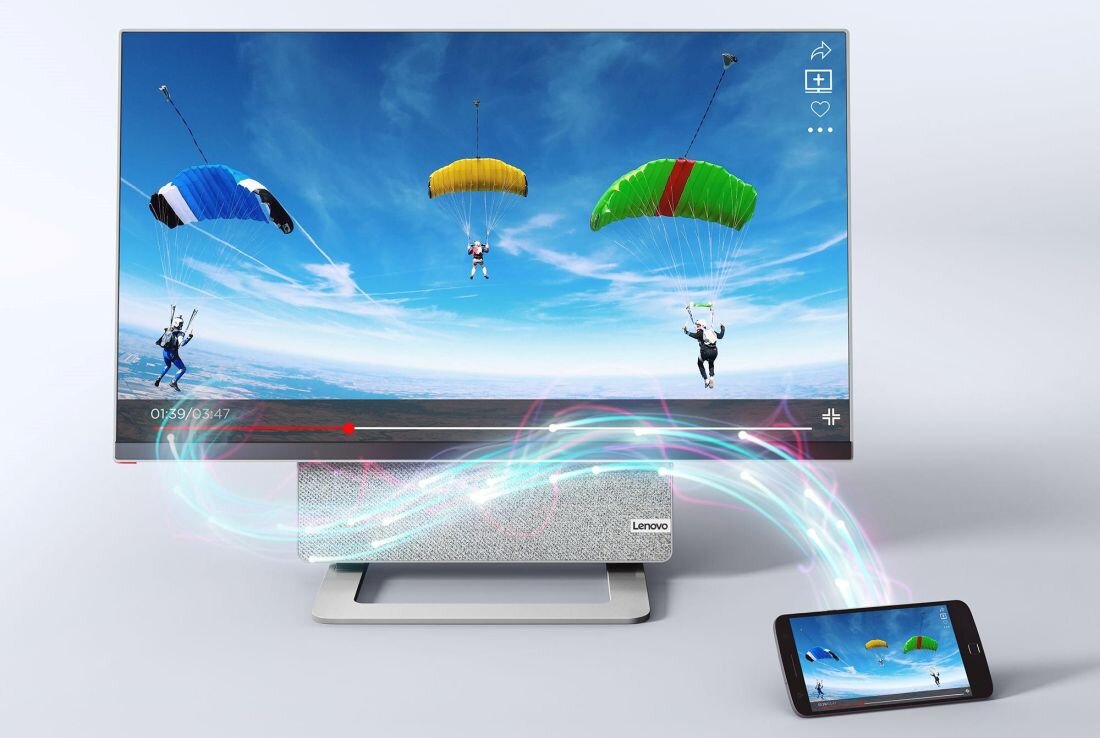 Komputer LENOVO Yoga 7 - Projekcja ekranu 