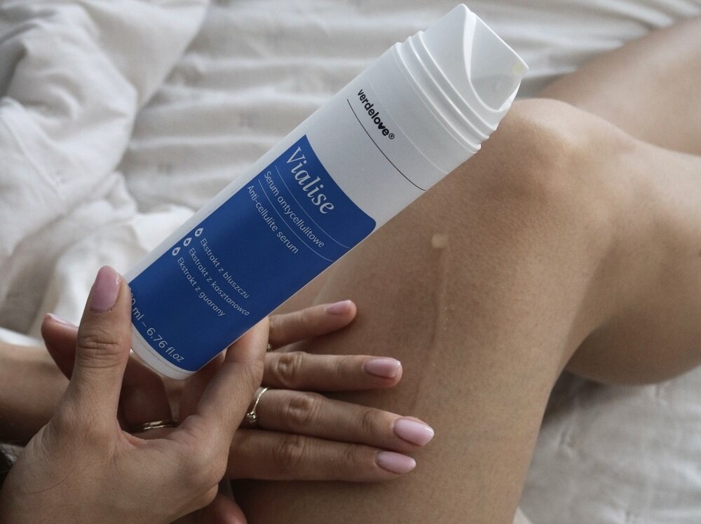 Serum VERDELOVE Vialise antycellulitowe 200 ml kompleksowa walka z cellulitem, redukcja nierówności, ujędrnienie ciała, działaniepielęgnacyjne