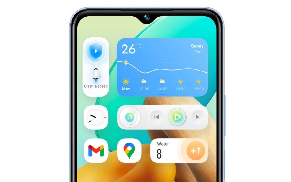 Smartfon vivo Y22S ekran bateria aparat procesor ram pamięć pojemność rozdzielczość zdjęcia filmy opis dane cechy blokady system łączność wifi bluetooth obudowa szkło odporność porty muzyka transfer sieć przekątna matryca waga czujniki
