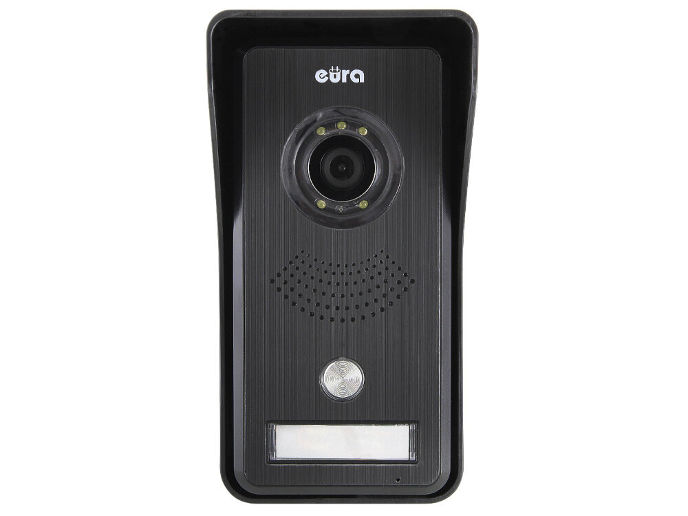 Zestaw wideodomofonowy EURA VDP-42A3 Gamma + Biały kaseta wspolczynnik ochrony IP44 specjalny daszek