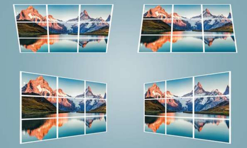 PHILIPS NeoPix Ultra One korekcja zniekształcenia