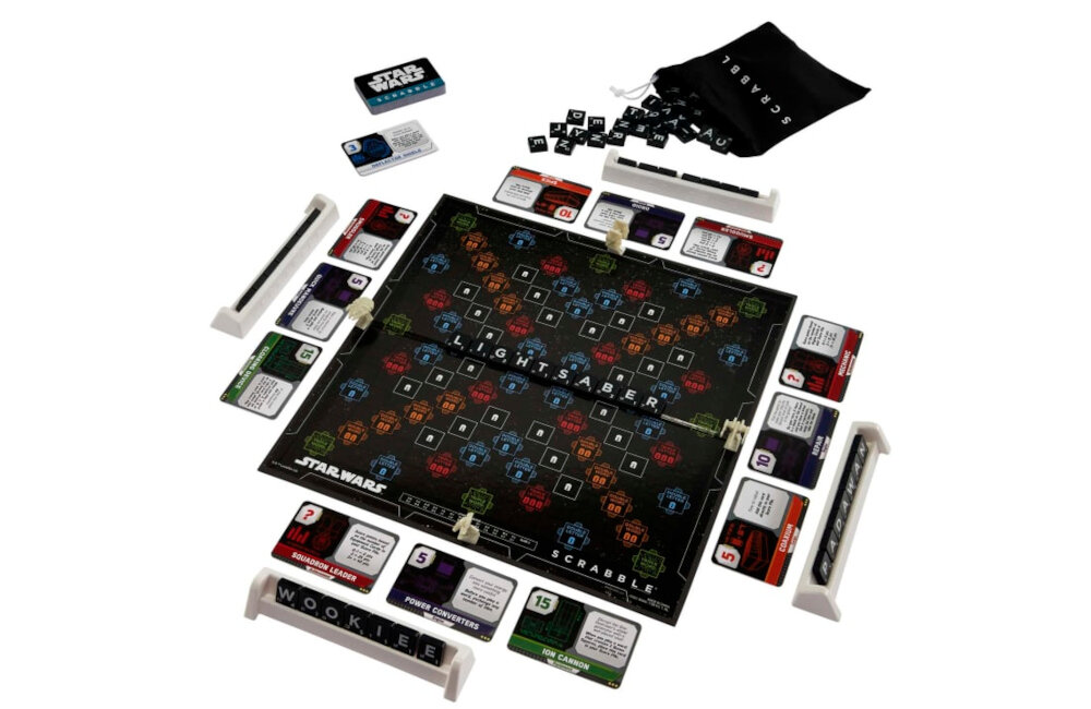 Gra planszowa MATTEL Scrabble Star Wars Gwiezdne wojny HJD08
