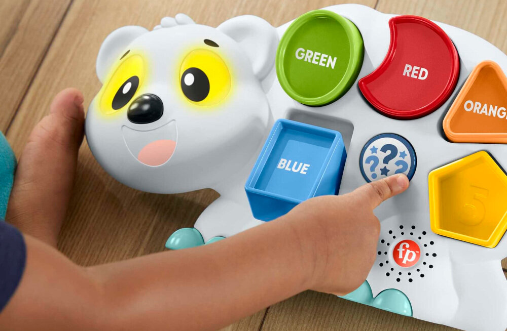 Zabawka FISHER PRICE Interaktywny Niedźwiedź Polarny Linkimals HJR76 interaktywna zabawka dźwięki piosenki wypowiedzi zabawa